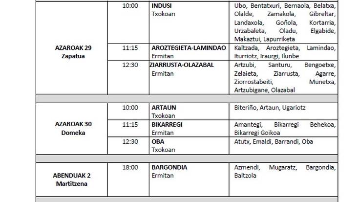 Dimako auzo batzarrak