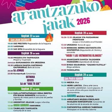 Arantzazuko San Pedro jaiak