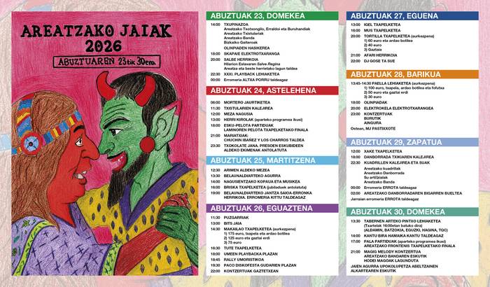 Areatzako jaiak