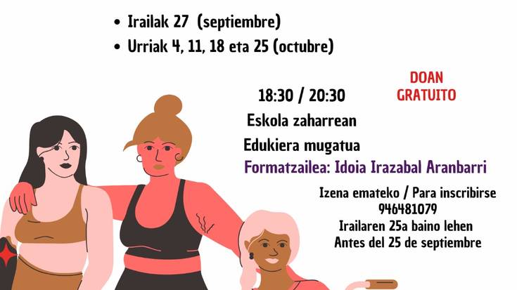 Zoru pelbikoa indartzeko ikastaroa