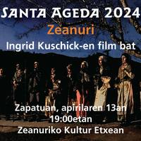 'Santa Ageda 2024' filma Zeanurin