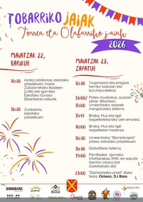 Tobarriko jaiak