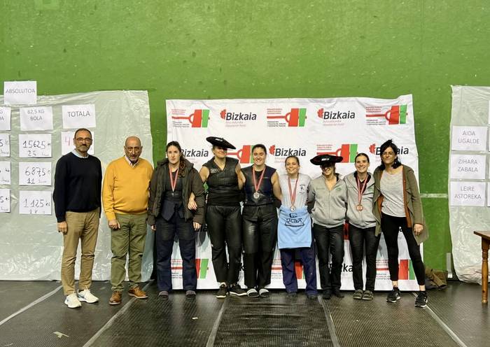 Patricia Martinek irabazi dau Bizkaiko Emakumezkoen Harrijasotze Txapelketea