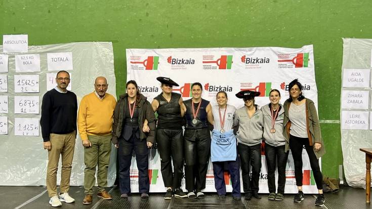 Patricia Martinek irabazi dau Bizkaiko Emakumezkoen Harrijasotze Txapelketea