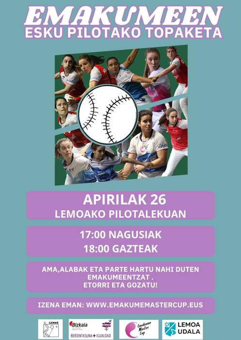 Andren esku-pelota topaketea