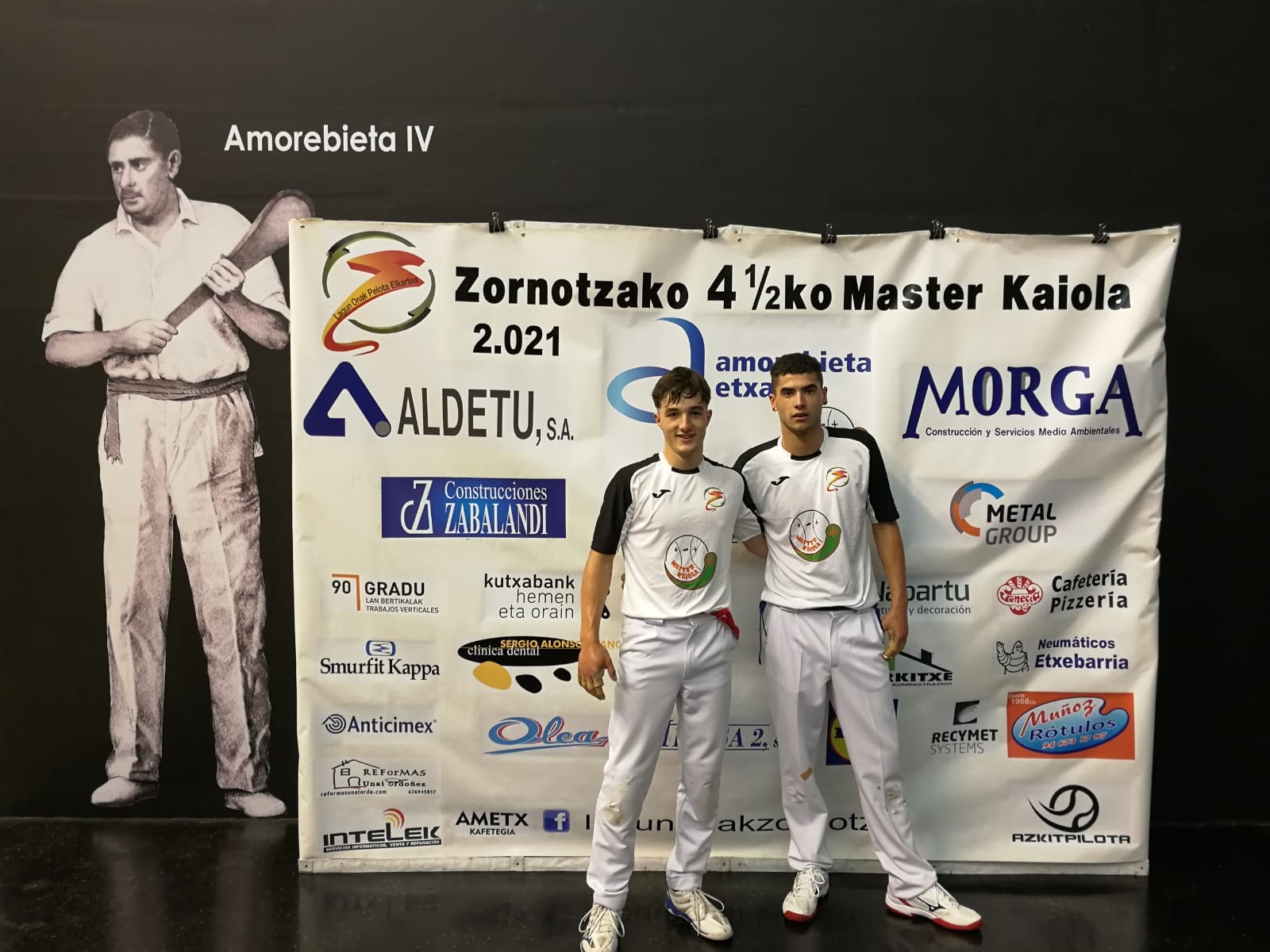Zornotzako VI. Master Kaiolatik kanpo geratu da Etxeita