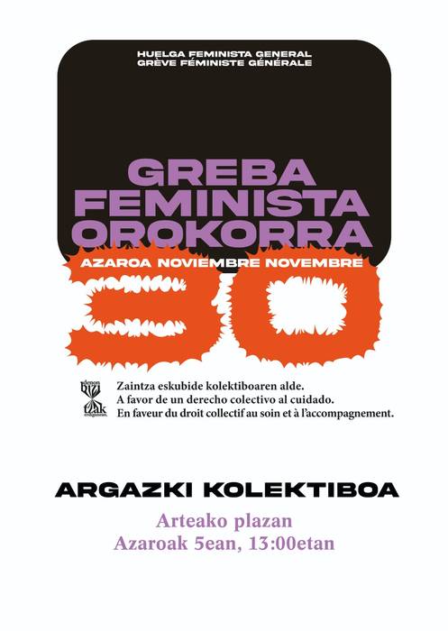 Argazki kolektiboa Greba Feminista dala-ta