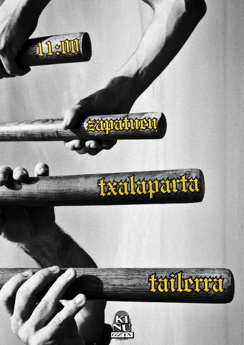 Txalaparta tailerra Kiñu Gaztetxean