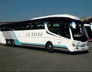 Ubiden geldialdia egiten dauan La Union autobusa kenduko dabe