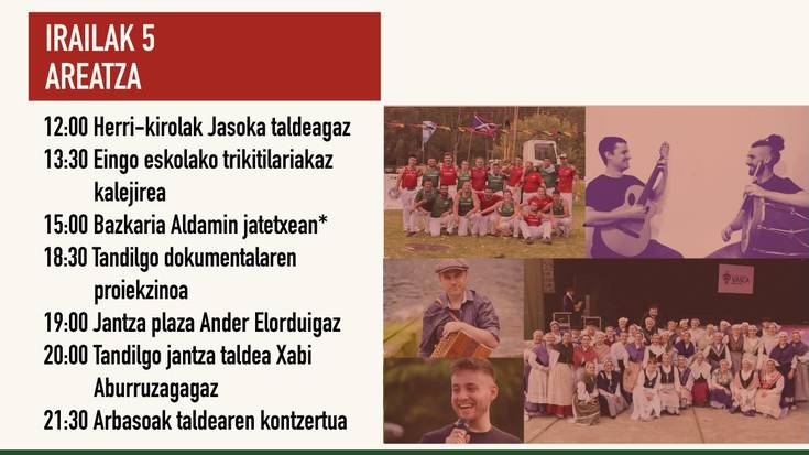 Euskal Diasporaren Astea. Areatza