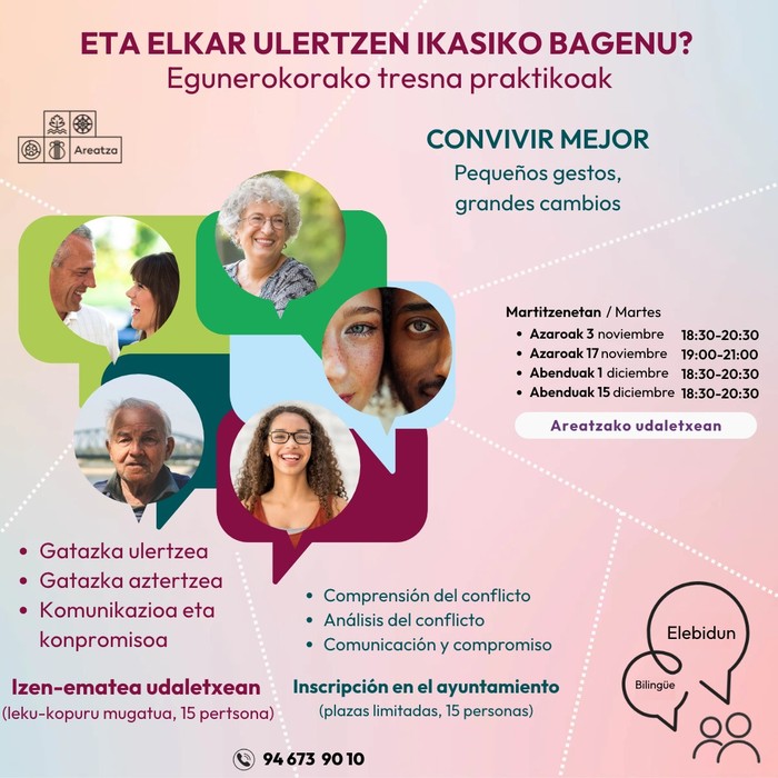 Alkarbizitza tailerra Areatzan