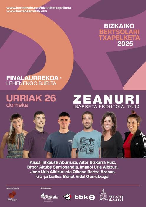 Bizkaiko Bertsolari Txapelketea Zeanurin