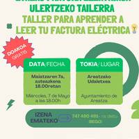Faktura elektrikoaren tailerra