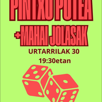 Pintxo potea eta mahai jolasak Lemoan