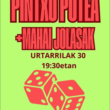 Pintxo potea eta mahai jolasak Lemoan