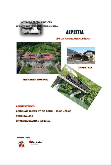 Izen-emotea Arteako jubiladuek