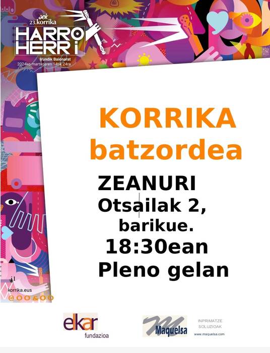 Korrika Batzordea Zeanurin