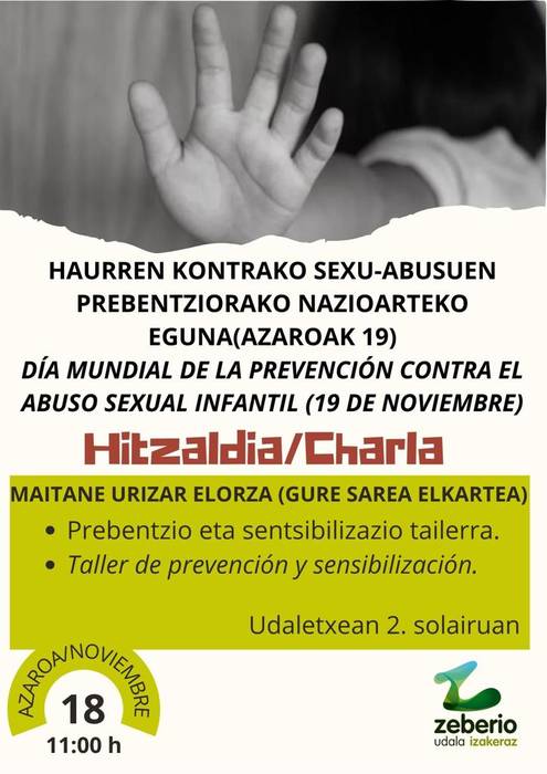 Umeen sexu abusuen gaineko berbaldia