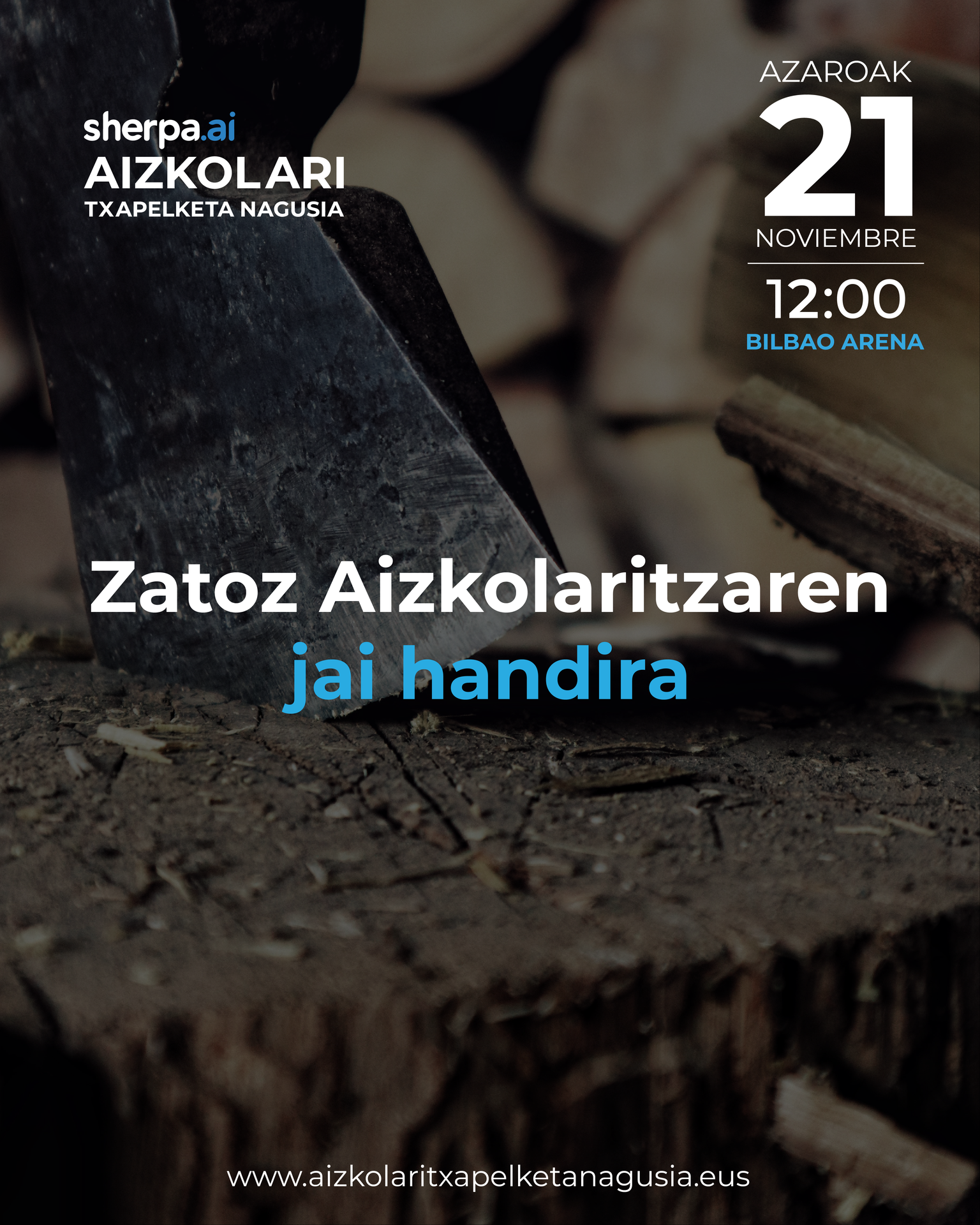 Aizkolari Txapelketa Nagusirako 10 sarrera zozketatuko dauz BEGITUk