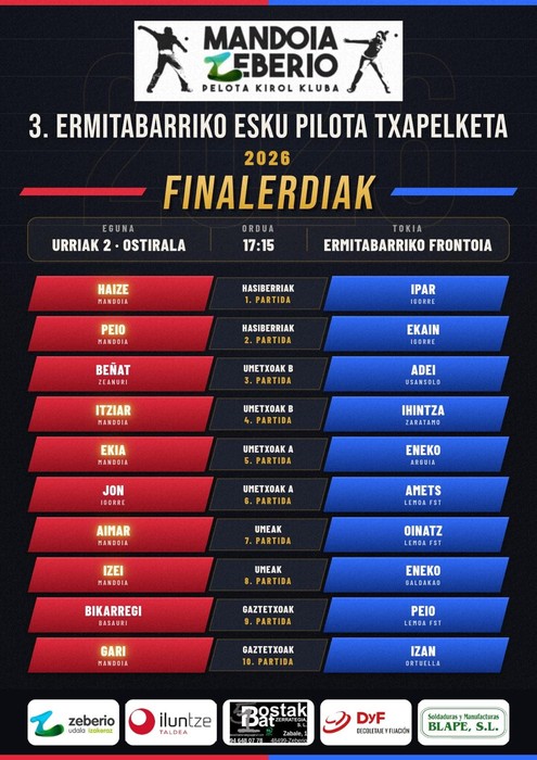 III. Ermitabarriko Esku Pilota Txapelketea