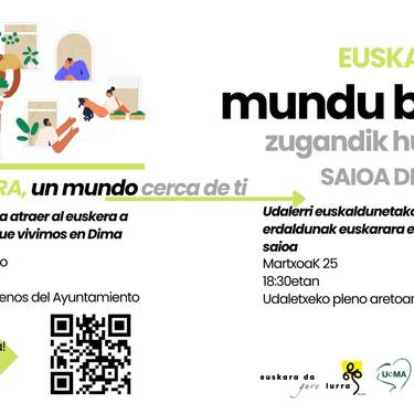 Herritarrak euskerara erakarteko saioa