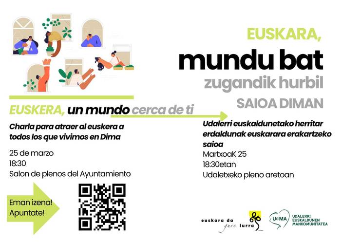 Herritarrak euskerara erakarteko saioa