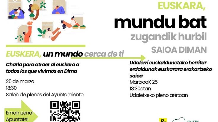 Herritarrak euskerara erakarteko saioa