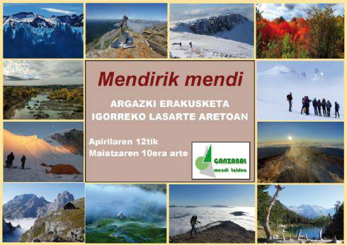 Mendi ibilaldietan egindako argazkien erakusketea Igorren