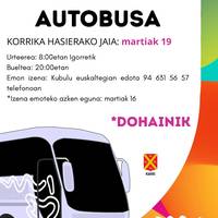 Arratiatik Atharratzera autobusa