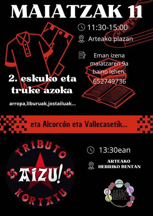Truke eta bigarren eskuko azokea Artean