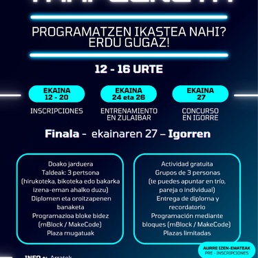 Udako Robotika Txapelketea. Izen-emotea