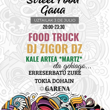 Garena jatetxeko Street Food Gaurako erreserbak