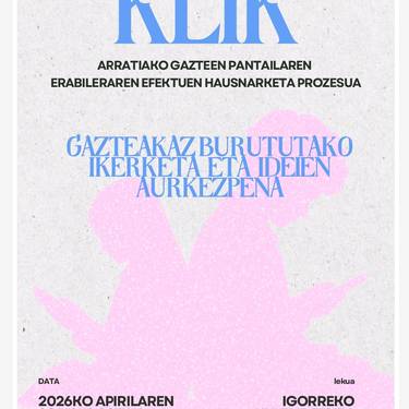 'Klik' ikerketearen aurkezpena