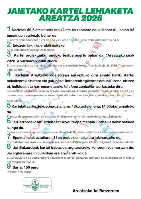 Areatzako Jaietako Kartel Lehiaketea