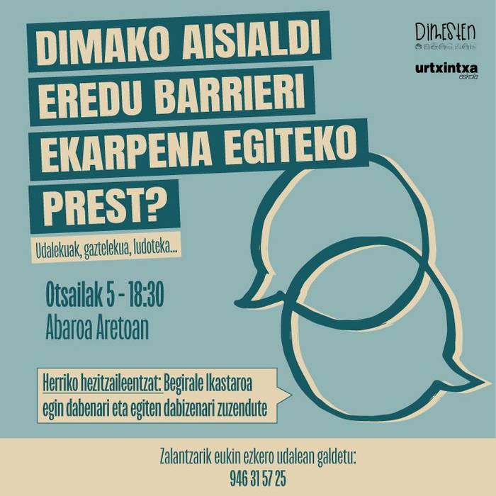 Aisialdi ereduaren gaineko batzarra Diman