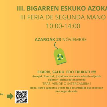 Bigarren eskuko azokea Lemoan