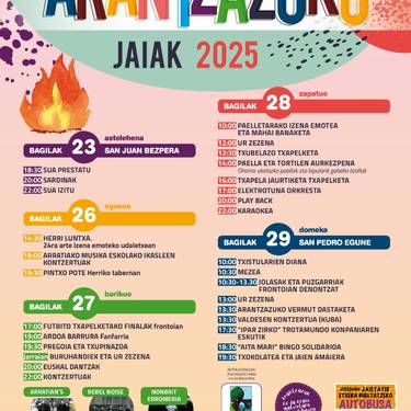 San Juan jaiak Arantzazun