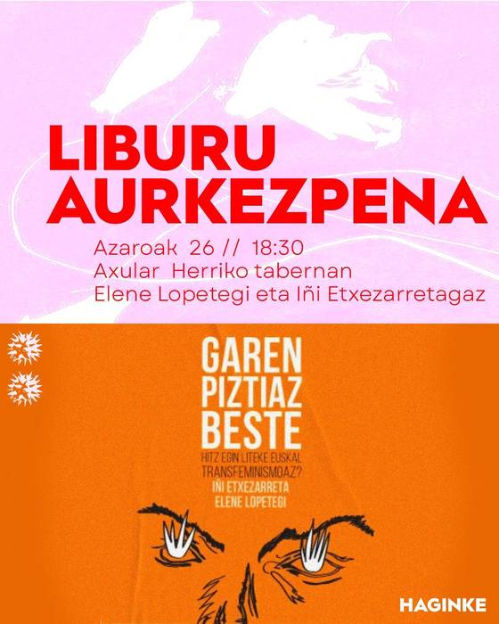 Liburu aurkezpena Axular Herriko Tabernan