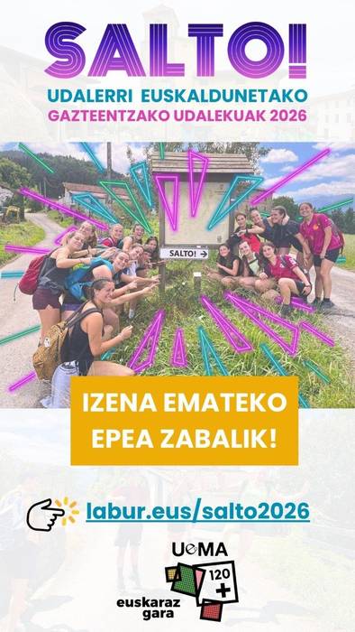 Salto! udalekuetan  izen-emotea