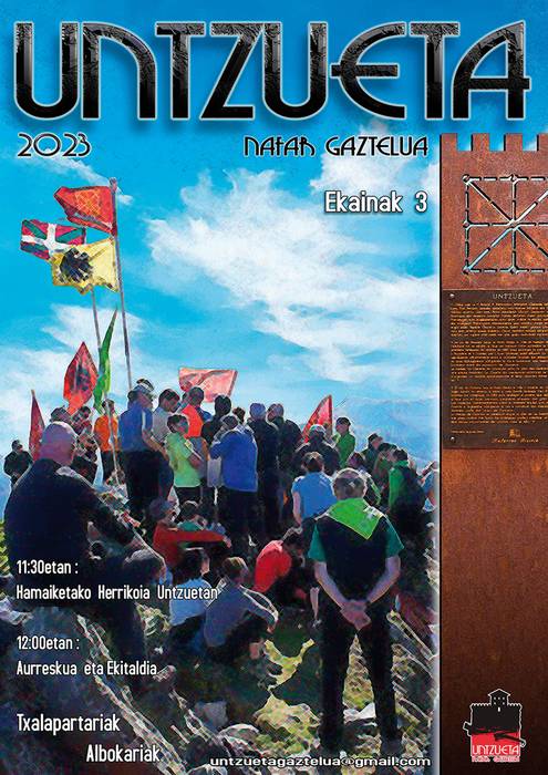 Untzueta Nafar Gaztelura igoerea