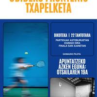 Izen-emotea. Frontenis Txapelketea Ubiden