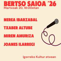 San Josetako bertso-saioa