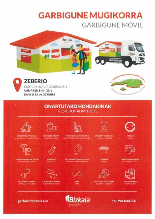 Garbigune mobikorra Zeberion