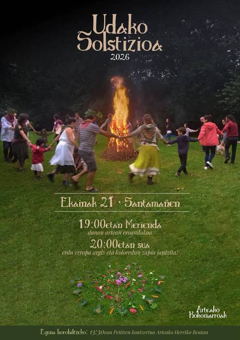 Kokomarroen Udako solstizioaren ospakizuna Artean