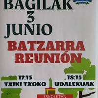 Txiki-txokoren batzarra Bedian