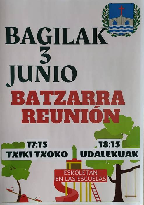 Udalekuen batzarra Bedian