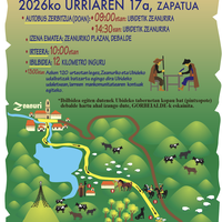 Ondarearen Europako Jardunaldiak. Zeanuri-Ubide Larreen Mankomunitatearen XIV. Zeharkaldia