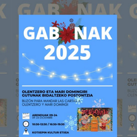 Olentzero eta Mari Domingiri gutunak bidalduteko postontzia