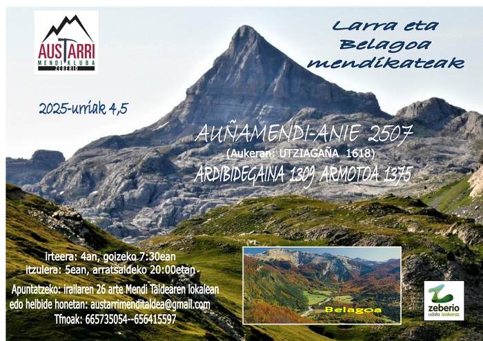 Austarriren astegoienpasa