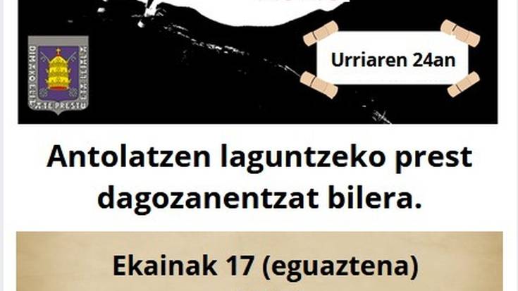 Mendi martxea antolatzeko batzarra